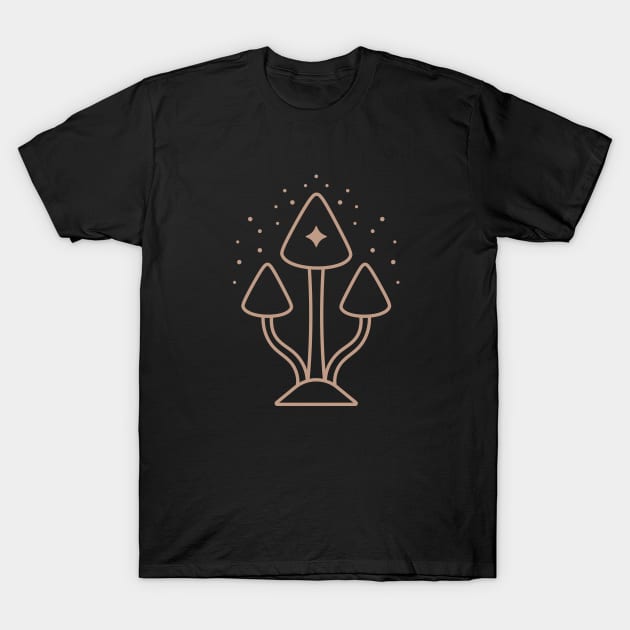 Mushroom. Fungi symbol. T-Shirt by Yeroma